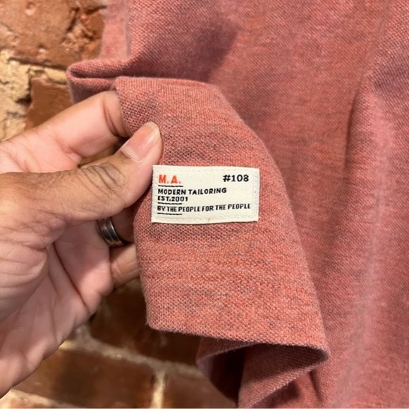 Marshall Artist Polo Shirt Men's Large Cotton Simms Sigal 100% Cotton - Picture 2 of 7